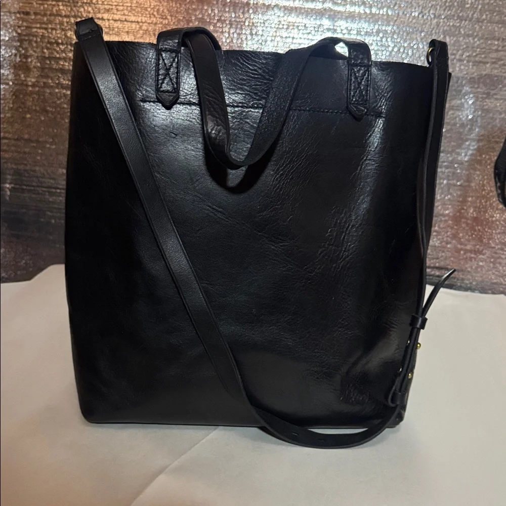 Madewell The Zip-Top Medium Transport Leather Tote - Picture 2 of 9